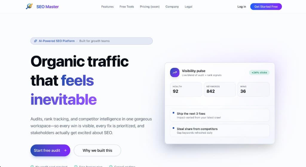 SEO Master product screenshot